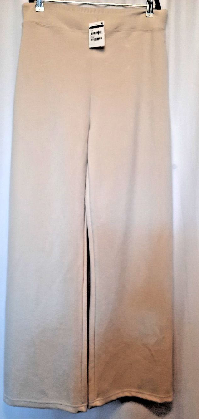 RDI Stone Large NWT pants elastic in back wide leg
